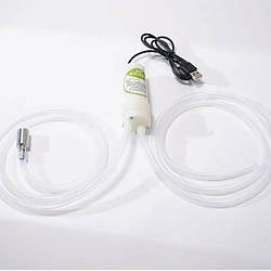 Електричний USB Насос-Сифон для ємностей (переливу рідин 1500 мл/хв, 5В)