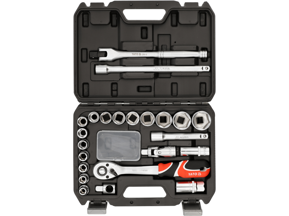 Набір інструментів 1/2"  24 шт YATO YT-12662, фото 1