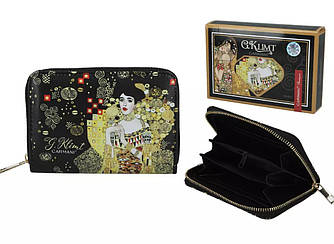 Гаманець на блискавці  Г. Клімт Адель Carmani, 14,5x9,5х2,7 см ( 021-4905)