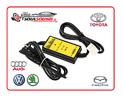 Автомобільний USB, AUX MP3 адаптер емулятор CD чейнджера Volkswagen, Skoda, Audi Seat