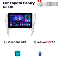 Штатна магнітола Toyota Camry 7 (XV50) (2011-2014) M150 (2/32 Гб), HD (1024x600) GPS