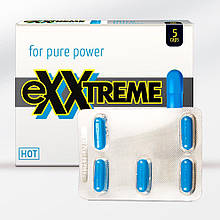 Капсули для підвищення потенції та енергії чоловіків HOT eXXtreme Power Сaps, 5 шт.