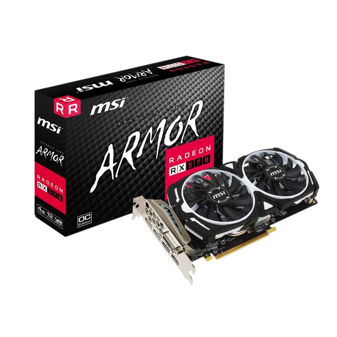 Відеокарта AMD Radeon RX 570 4GB MSI Armor (RX 570 ARMOR 4G) Б/В