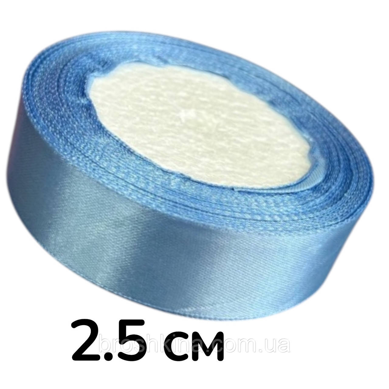 Атласна стрічка 2.5 см (23 м) оптом, фото 1