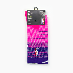 Високі рожеві шкарпетки Nike NBA Elite Quick спортивні баскетбольні фіолетові