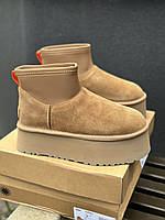 Женские UGG Classic Mini Dipper угги женские теплые угг