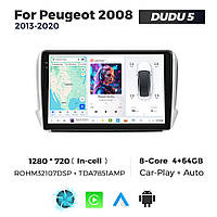 Штатна магнітола Peugeot 2008 (2013-2019)