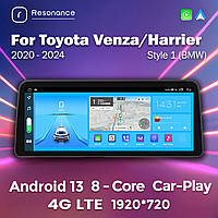 Штатна магнітола Toyota Venza / Harrier (XU80) (2020-2024) (4/32) Стиль 1 (BMW)