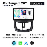 Штатна магнітола Peugeot 207 (2006-2015)