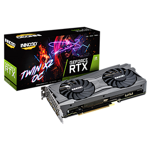 Відеокарта GeForce RTX 3070 8GB Inno3D Twin X2 OC (N30702-08D6X-171032LH) Б/В, фото 1