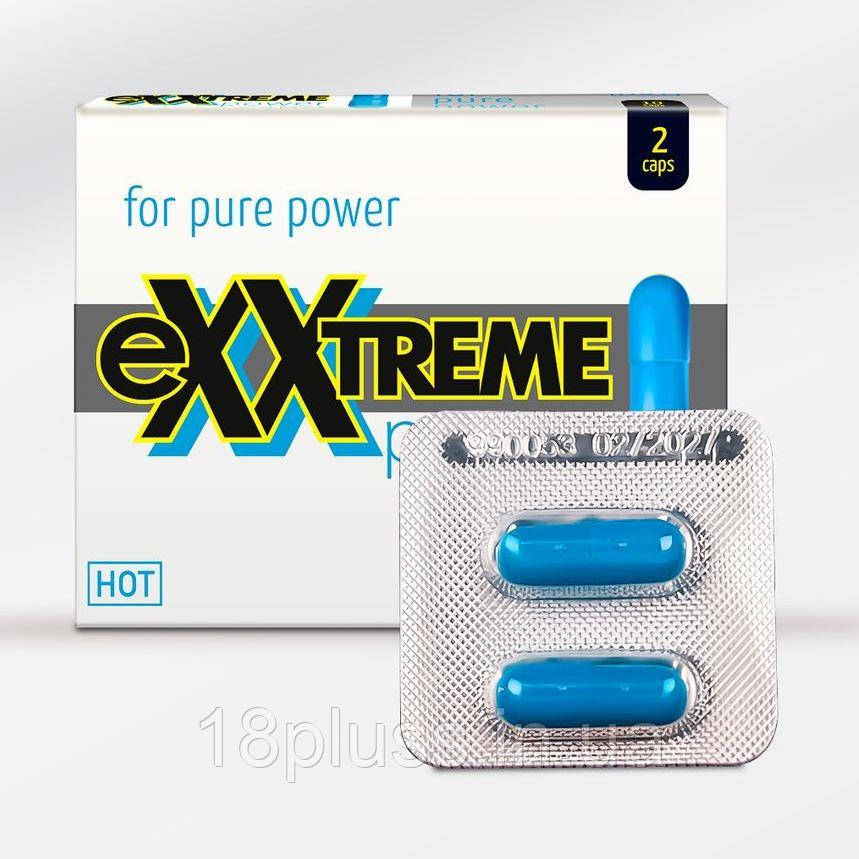 Капсули для підвищення потенції та енергії чоловіків HOT eXXtreme Power Сaps, 2 шт., фото 1