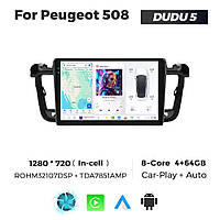 Штатна магнітола Peugeot 508 (2011-2018) DUDU 5 4/32 ГБ