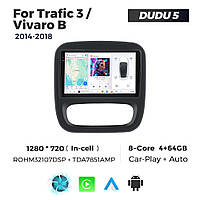 Штатна магнітола Renault Trafic / Nissan Primastar (NV300) / Opel Vivaro (2014-2019)