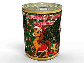 Консервовані Жіночі Новорічні Шкарпетки Рік Коня 2026 Незвичайний Подарунок