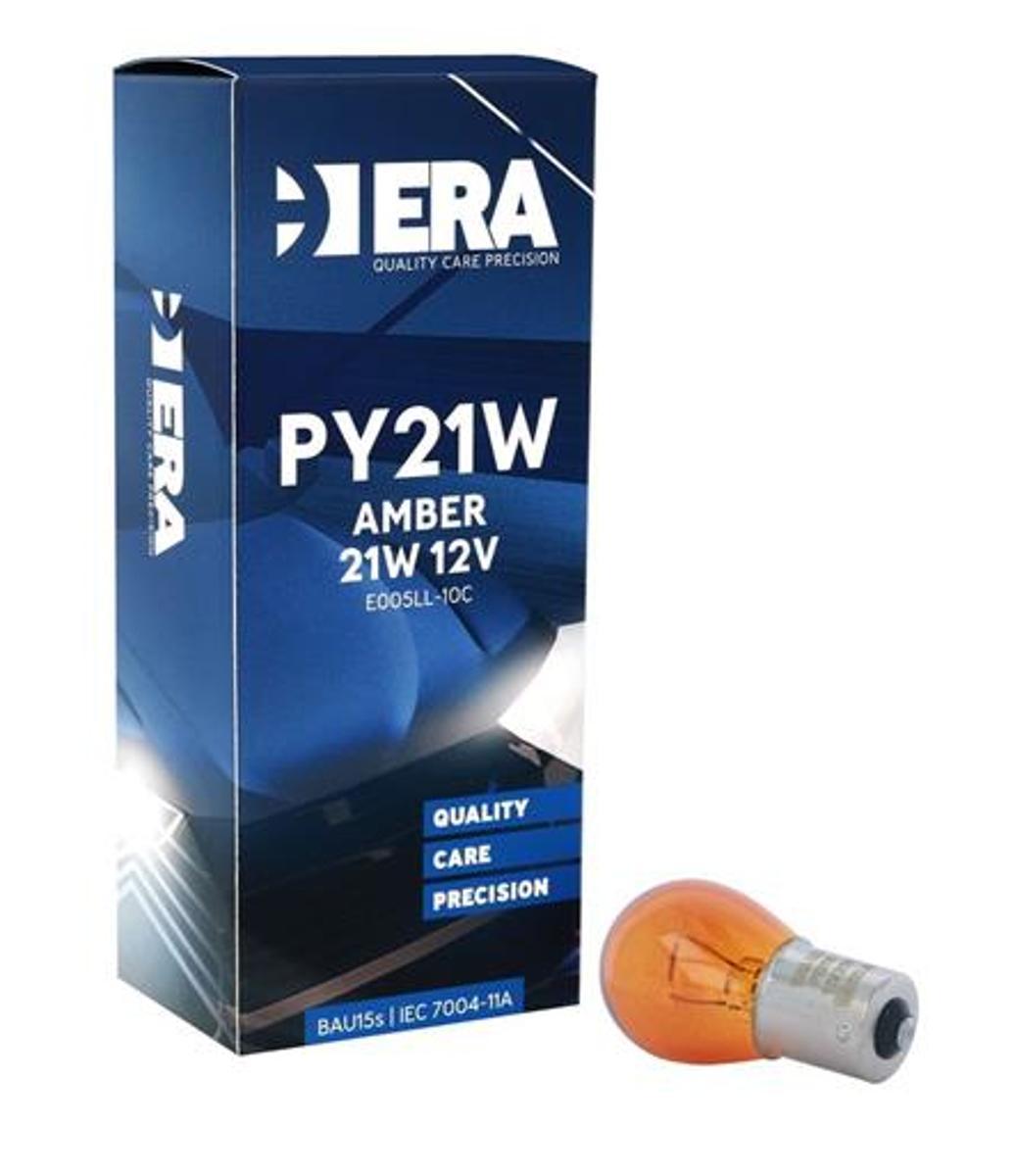 Лампа розжарювання PY21W 21W 12V ERA E005LL-10C, фото 1