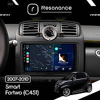 Магнітола Smart Fortwo (C451) (2006-2009)  Resonance T100 2/32, 9" IPS (CarPlay)