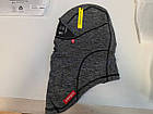 Балаклава Airhole Balaclava Full Hinge Waffle Fleece Tech Grey M/L, фото 2