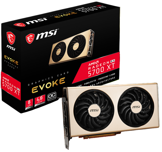 Відеокарта AMD Radeon RX 5700 XT 8GB MSI Evoke OC (RX 5700 XT EVOKE OC) Б/В