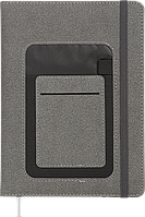 Щоденник датований 2026 (A5, жорстка обкладинка, сірий) Buromax Combi BM.2191-09