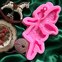 Молд «Фея» із серії «Новорічна казка» з фінішним покриттям та кристалами, 1 шт.