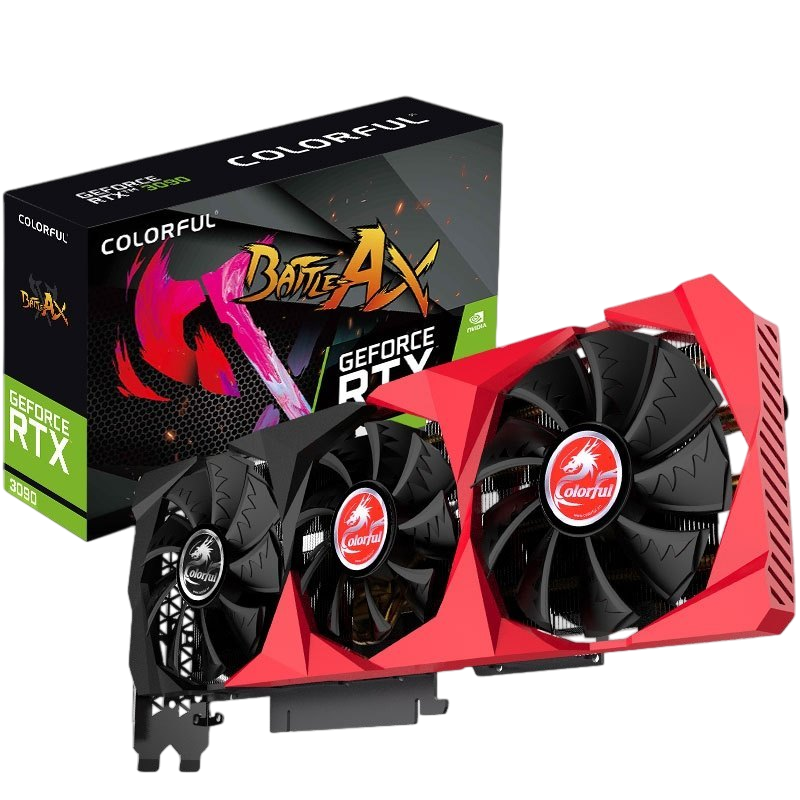 Відеокарта GeForce RTX 3090 24GB Colorful Battle AX (RTX 3090 NB-V) Б/В