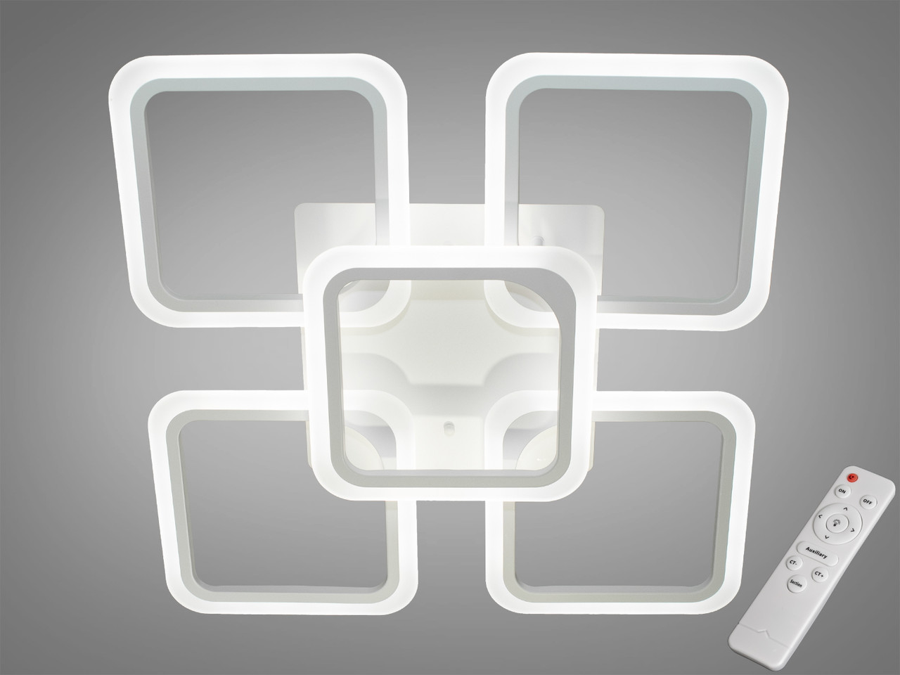 Світлодіодні люстри Diasha A8060/4+1WH, фото 1