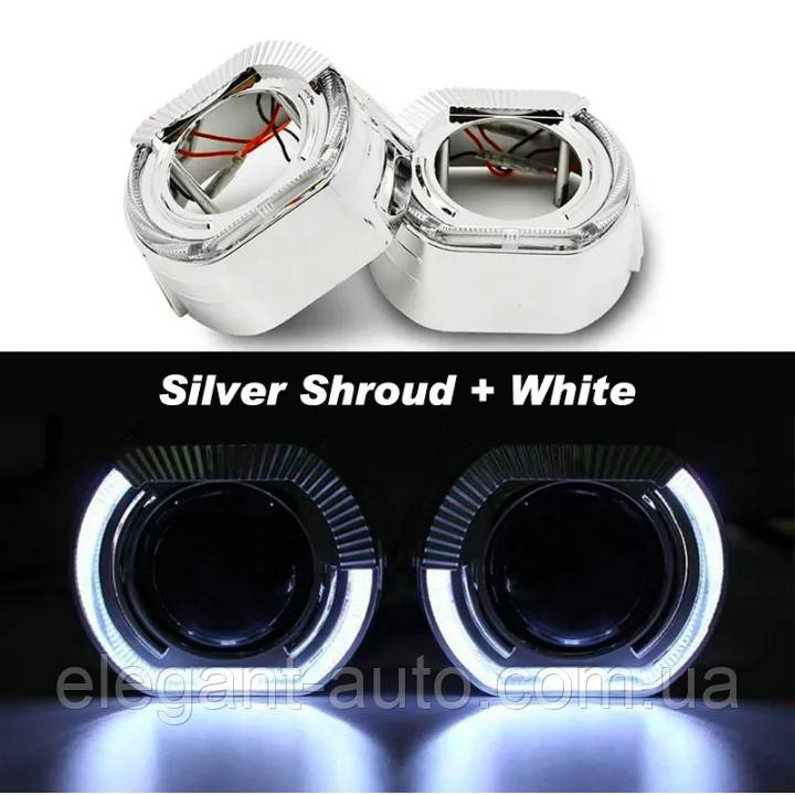 LED-маска з ангельськими вічками 3"/12v/6000k/White/BMW Sport-L (2шт.)