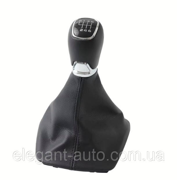 Ручка КПП з чохлом Skoda Octavia 1 A4 Sedan (97-2011) шкіра (R6 speed) FXSKD-31/6