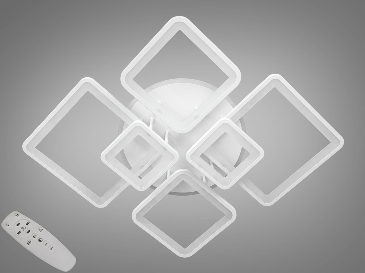 LED люстра в зал, 150W Diasha 8160/6WHLED3colordimmer, фото 1