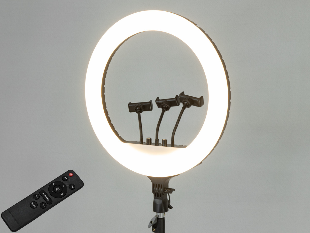 Селфі лампа з пультом 220В Diasha SL-RL-18, фото 1