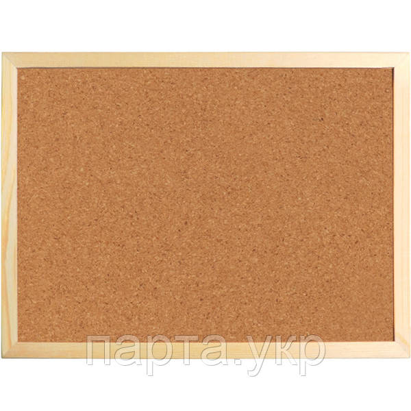 Дошка коркова Axent 9602-A 60х90 см, дерев'яна рамка