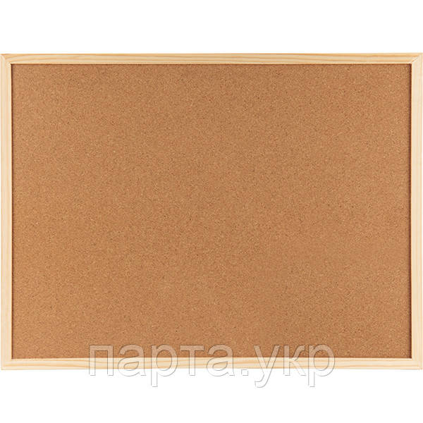 Дошка коркова Axent 9603-A 90х120 см, дерев'яна рамка