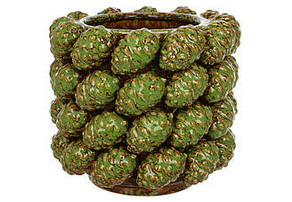 Ваза порцелянова з шишками 16 см