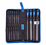 Набір напилків та надфілів різнопрофільних 17 предметів Scheppach SCH-5056W, фото 2