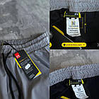 Чоловічі шорти з довгими лосинами андер армор сірі для тренувань Шорти тайтси для занять спортом бігу та фітнесу, фото 9