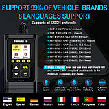 Зчитувач кодів THINKCAR OBD100 OBD2, універсальний автомобільний сканер OBD2 зчитувач несправностей двигуна OBD2/EOBD, фото 2