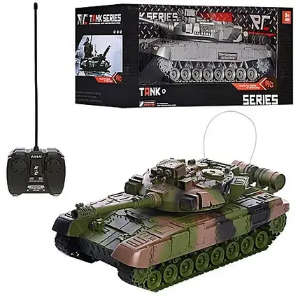 Іграшковий дитячий танк  радіокерований, зі звуком та світлом