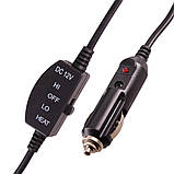 Накидка на сидіння Vitol H 2021V BK з підігрівом, фото 4