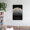 Плакат "Європа, супутник Юпітера, Europa, NASA poster", 60×39см, фото 7