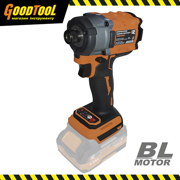 Акумуляторний ударний гвинтоверт 20В TexAC TAOE-IS300 (без АКБ та ЗП)