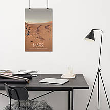 Плакат "Марс, Mars, NASA poster", 60×39см, фото 4