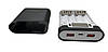 Корпус Power Bank під акумулятори Power 4x18650 max 10000 mA Чорний (M08C225W), фото 6