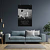 Плакат "Місяць, супутник Землі, Moon, NASA poster", 60×39см, фото 8