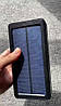 УМБ Power Bank Solar 30000 mAh + ліхтарик із сонячною панеллю PS-900 Вологозахищений Чорний (PS-90030), фото 3