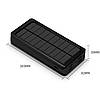 УМБ Power Bank Solar 30000 mAh + ліхтарик із сонячною панеллю PS-900 Вологозахищений Чорний (PS-90030), фото 4