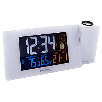 Годинник проєкційний Technoline WT537 White (WT537)