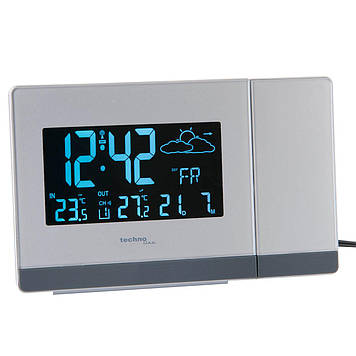 Годинник проєкційний Technoline WT549 White (WT549)