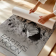 Плакат "Місяць, супутник Землі, Moon, NASA poster", 60×39см, фото 2