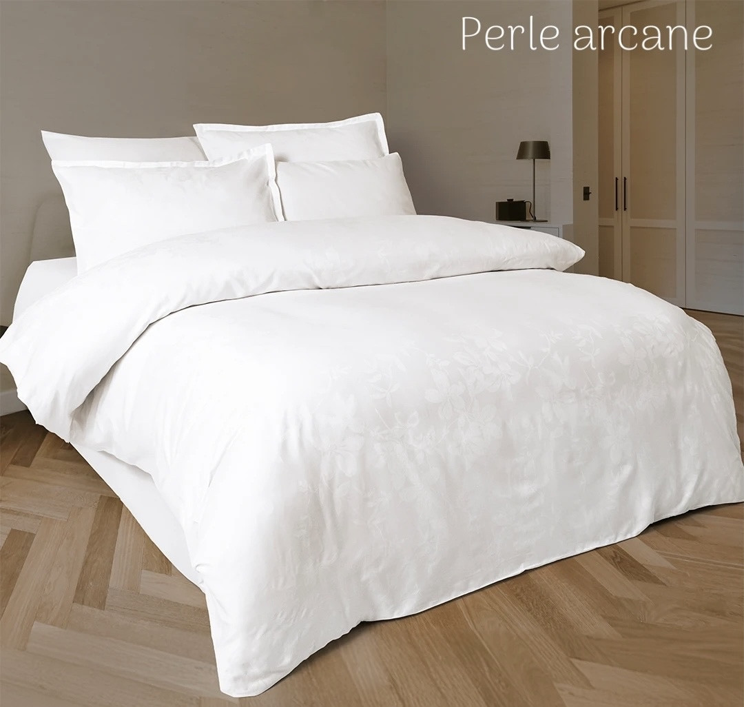 Постільна білизна Altinbasak сатин жаккард євро розмір Perle arcane, фото 1