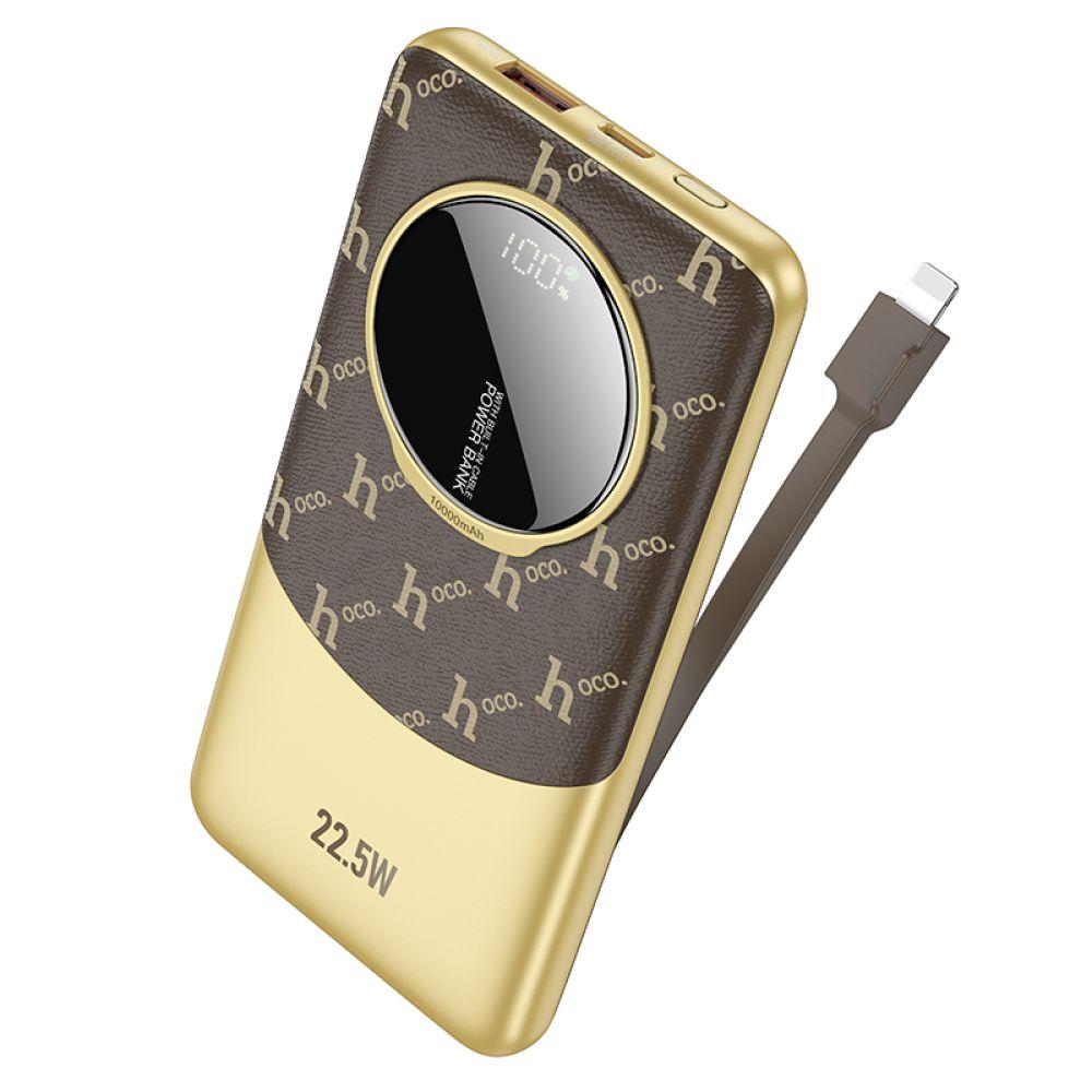 Універсальна мобільна батарея Hoco Q29 Nobility 10000 mAh Brown (35662_3577447), фото 1